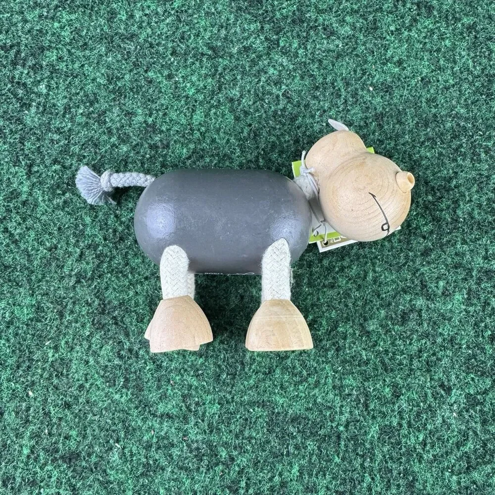 NEW AnamalZ Hippopotamus Poseable Wood Wooden Figure Hippo - Preschool Steiner